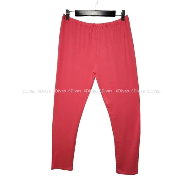 PINK Full Length Stretch Leggings- One Size Fits Most - Picture 2 of 9